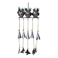 Genérico - Adorno Decorativo Colgante Campanilla Viento Búhos Jhn