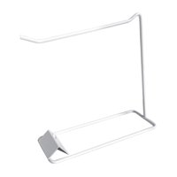 Ioensy - Soporte Para Tarjetas De Exhibición De Uñas, Accesorio Para Mostrador De Salón, 7.8 X 2.9 X 7.9 Pulgadas, Color Blanco