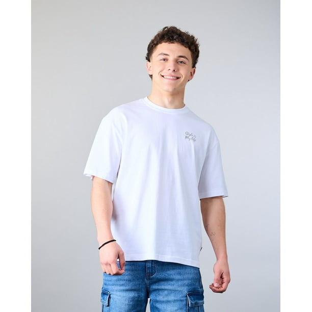 Polera manga corta Junior Relaxed XV1385 Polemic