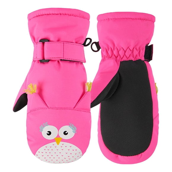 Guantes De Esquí De Vellón Impermeable Para Ni?os Invierno Cálido Snowboard Térmico Snow Owl L