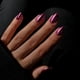 thumbnail image 1 of Press on Nails SXVME rosa violáceo cromado medio almendra, 1 of 9
