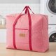 thumbnail image 4 of Bolsa de viaje de gran capacidad REGALWOVEN a rayas Oxford, bolsa de transporte con cremallera color vino tinto para organización del hogar Burdeos 23.6x19.7x11.8 pulgadas, 4 of 5