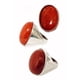 thumbnail image 3 of Anillo plata 925 con Coral rojo; talla 10 USA - talla 22 española, 3 of 3