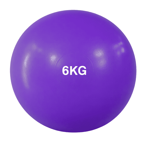 Linea Sport - Balón Medicinal De Silicona 6Kg Antideslizante Sin Rebote Crossfit