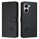 thumbnail image 1 of Funda tipo cartera FOXDOCK para Xiaomi Poco X7 Pro 5G con soporte, ranuras, RFID, diseño de gato, 1 of 5