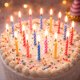 thumbnail image 5 of Velas de Cumpleaños por Tugba Aydan, Paquete de 144 Unidades Multicolor, 5 of 9