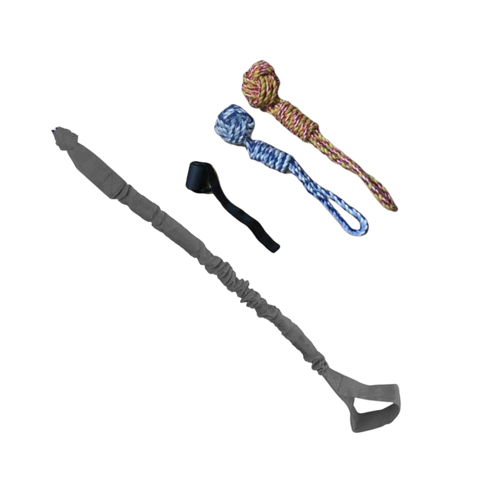 Magideal - Juguete Colgante De Cuerda Elástica Para Exteriores Para Perros, Juguete Interactivo Para Perros Pequeños A Grandes Para Hacer Ejercicio Y Jugar Solo, Gris