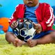 thumbnail image 2 of Bright Starts Oball Grippin Goals Rattle Soccer Ball Black, 2 of 3