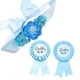thumbnail image 5 of 3 Pines De Ramillete Con Insignia Y Cinturón De Maternidad Para Mujer, Correa Para El Vientre Con Flores, Azul, 5 of 5