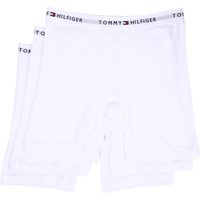 Calzoncillos Tipo Bóxer Tommy Hilfiger De Algodón Para Hombre, Paquete De 3 Unidades, Color Blanco