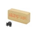 thumbnail image 2 of Reloj Digital Despertador Rectangular De Madera Luz Led, 2 of 2