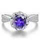 thumbnail image 5 of Anillos de Moissanita para Mujer 1 Uds Corte Redondo Color D VVS1 Anillos de Boda de Diamante Anillos de Compromiso de Moissanita con Certificado, 5 of 9