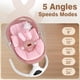 thumbnail image 5 of Baby Swing Viriwebaby YK-03 con mando a distancia de 5 velocidades, color rosa, 5 of 7