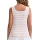 thumbnail image 3 of INSPIRE CHIC Camiseta de Tirantes para Lactancia Materna con Hebillas para Mujer, Cuello en U con Acolchado, Ajuste Suelto, Chaleco a Rayas Largo M Albaricoque, 3 of 6