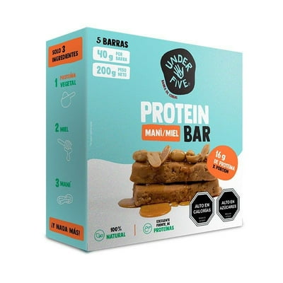 Barra Proteína Underfive Maní Miel (5Un De 40G C/U)
