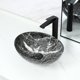 thumbnail image 3 of Lavabo tipo cuenco Davivy 41 cm x 33 cm, marmoleado ovalado con desagüe emergente, 3 of 9