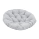 thumbnail image 4 of Cojín De Asiento Acolchado Redondo De 50 Cm, Cojín Para Silla Con Forma De Huevo, Accesorio Para Habitaciones Familiares, Color Gris Claro, 4 of 5
