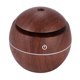 thumbnail image 1 of Humidificador De Niebla De Aire USB De Grano De Madera De 130 Ml Para Coche De Oficina En Casa Marrón Oscuro, 1 of 5