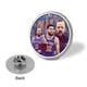 thumbnail image 3 of NEW YORK KNICKS-Theme Round Button Badge: Premium Metal Construction, Ideal for High-End Events 2.8 cm, 3 of 6