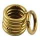 thumbnail image 1 of 6pcs Mochila Plateada Aleación Redonda Resorte Ganchos De Broche Clip Llavero Anillo De Latón, 1 of 3