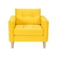 thumbnail image 1 of Sofa Retro 1c Felpa 05 Amarillo, 1 of 6