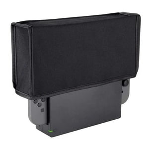 Genérico - Funda Protectora Antipolvo Para La Consola Nintendo Switch Oled Con Ventilación De Malla Y Diseño Antiarañazos-Negro