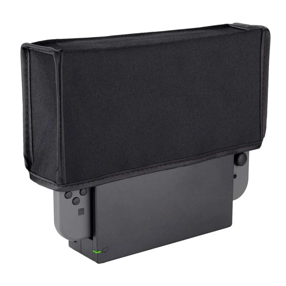 Genérico - Funda Protectora Antipolvo Para La Consola Nintendo Switch Oled Con Ventilación De Malla Y Diseño Antiarañazos-negro