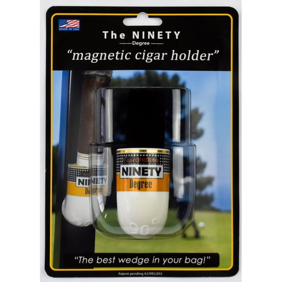 Soporte magnético tipo cuña de 90° para cigarros, blanco
