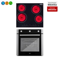 Maigas - Kit Horno 60 Litros Con Spiedo + Encimera A Gas 4 Quemadores