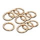 thumbnail image 4 of 10 Uds. Mosquetón De Ganchos Redondos Con Resorte Circular Para Llaveros Key Aureate 33mm, 4 of 5
