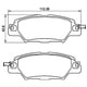 thumbnail image 3 of Pastillas Freno para auto Mazda CX-5 2017-2023 Trasero, 3 of 5