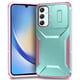 thumbnail image 1 of Funda Resistente para Samsung Galaxy A34 5G con Tapa Deslizante y Protección Militar Verde, 1 of 6