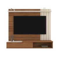 Exit - Estante Tv Hasta 65 Pulgadas Vegas Miel Gris