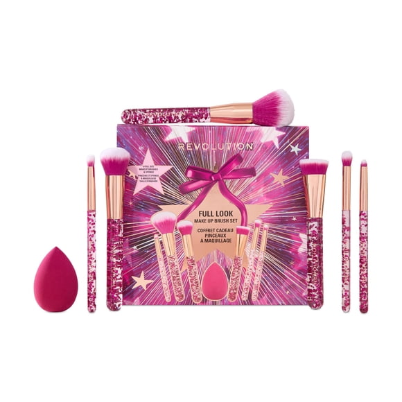 Set de brochas de maquillaje Revolution Beauty 7 piezas vegano
