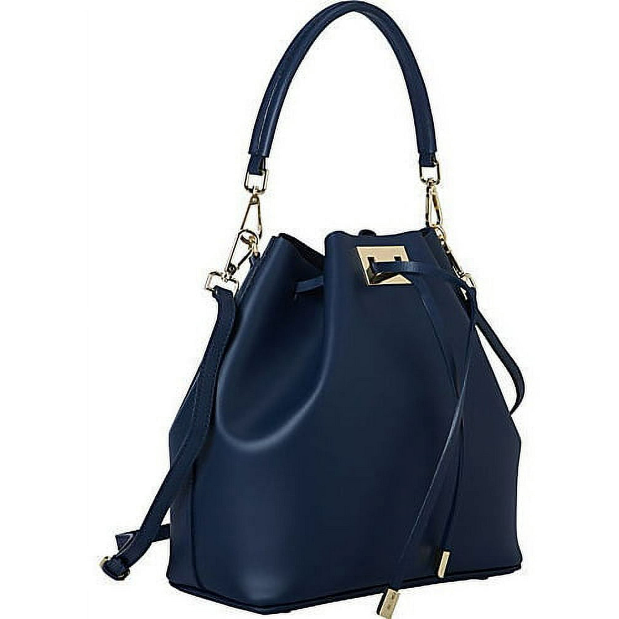 Cartera Tote Sharo Clásica Cuero Marrón Suave