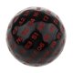 thumbnail image 3 of Dados Acrílicos De Múltiples Lados Para Tablero De Mesa Juego De Rol Bar Club Red, 3 of 5