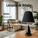 thumbnail image 2 of Lámpara de Velador Mesa Decoración Dormitorio Living Negra Pack de 2, 2 of 3