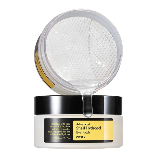 Eye Patch COSRX Advanced Snail Hydrogel (60 unidades) para el cuidado de la piel coreano