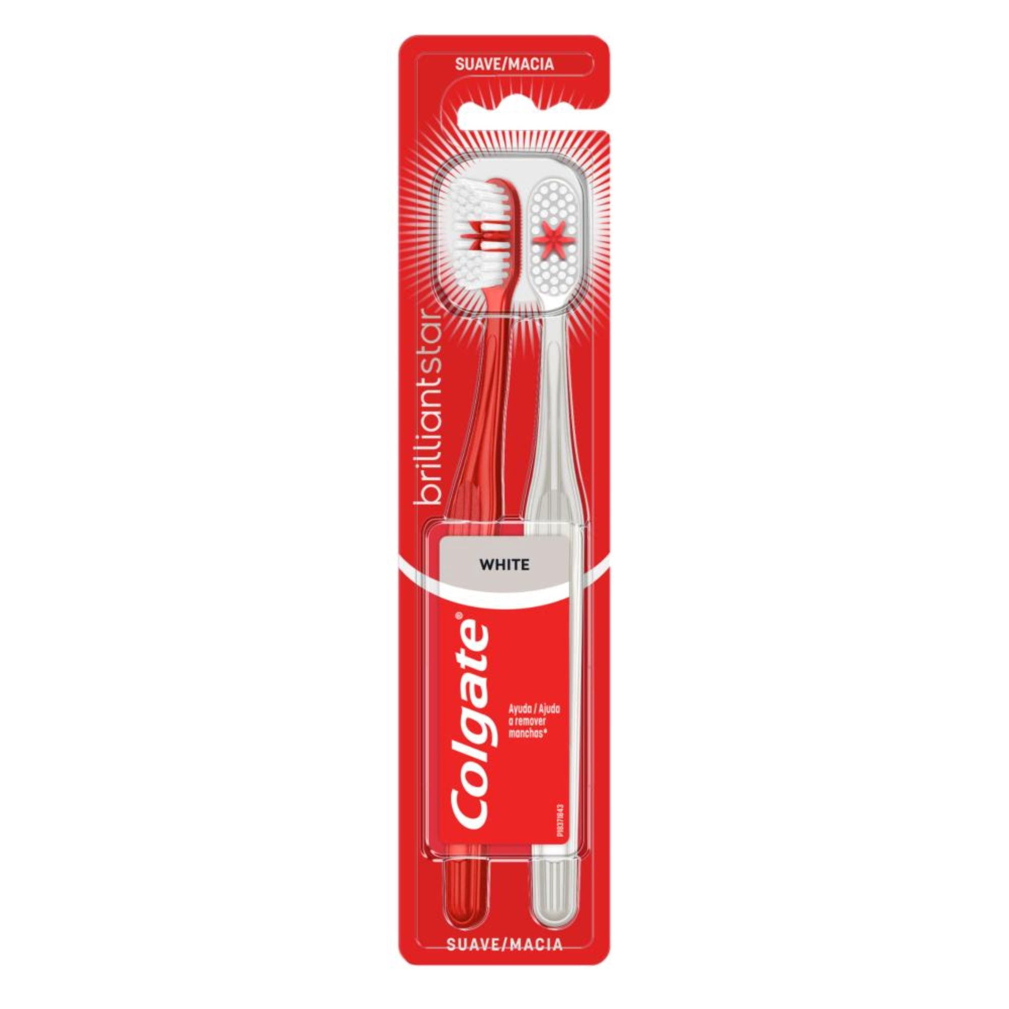 Cepillo de dientes Brilliant Star Cerdas Suaves, 2 Un
