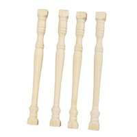 Magideal - 4 Piezas 1:12 Casa De Poste De Balaustrada En Miniatura Para La Fabricación De Bricolaje Material Decoración De