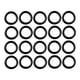 thumbnail image 5 of 20 Piezas Arandelas De Presión Eléctricas O Anillos Para Reemplazo De Acoplador Rápido De 1/4 "negro, 5 of 5