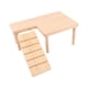 thumbnail image 2 of Plataformas De Madera Para Hámster Con Escalera Para Trepar Para Ratones, Jerbos, Animales Pequeños A La Izquierda, 2 of 5