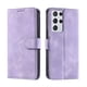 thumbnail image 2 of Funda Cartera para Samsung Galaxy S21 Ultra Tapa con Ranuras, Soporte y Correa Morado, 2 of 5