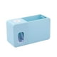 thumbnail image 2 of Dispensador De Pasta De Dientes, Soporte Para Cepillo De Dientes, Montado En La Pared, Para Hotel, Hogar, Hogar, Azul Claro, 2 of 3