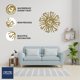 thumbnail image 3 of Decoración metálica para pared Riverside Designs Wacky Sun, 30 cm, color dorado, EE. UU., 3 of 7