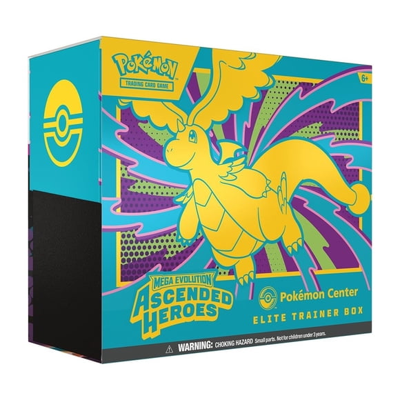 Pokémon TCG: Caja de Entrenador Élite de Pokémon Center Mega Evolución: Héroes Ascendentes