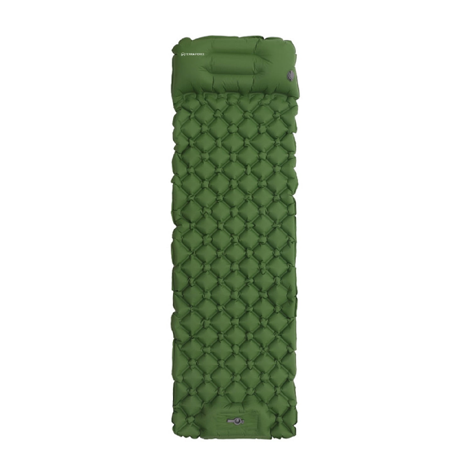 Terra Force - Mat Camping Con Inflador Integrado Verde