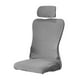 thumbnail image 3 of Funda Para Silla De Oficina Con Funda Para Reposacabezas Lavable Para Silla De Juego De Comedor Gris Plateado, 3 of 5