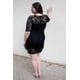 thumbnail image 3 of Vestido Mini De Encaje De Talla Grande, 3 of 5