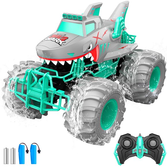 Coche RC Salazaza 1:16 4WD Impermeable Tiburón con Control Remoto